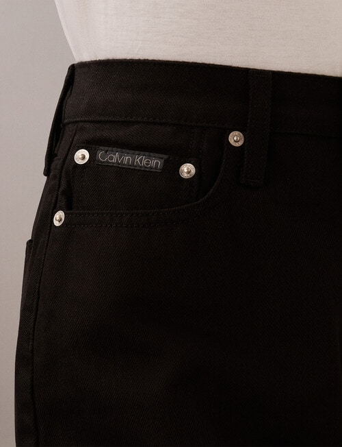 Calvin Klein Maxi Denim Skirt, Clean Black product photo View 03 L