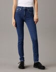 Calvin Klein Mid Rise Skinny Jean, Mid Blue product photo