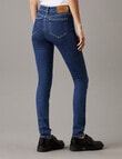Calvin Klein Mid Rise Skinny Jean, Mid Blue product photo View 02 S
