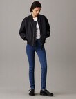 Calvin Klein Mid Rise Skinny Jean, Mid Blue product photo View 03 S