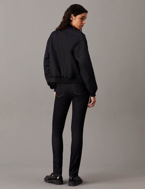 Calvin Klein Mid Rise Skinny Jean, Rinse Blue product photo View 02 L