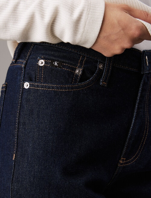 Calvin Klein Mom Jean, Rinse Blue product photo View 04 L