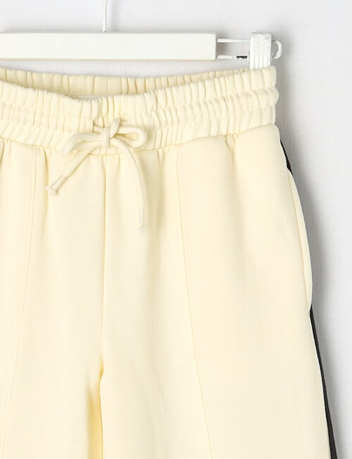 Mac & Ellie Tape Detail Wide Leg Trackpant, Vanilla product photo View 02 L