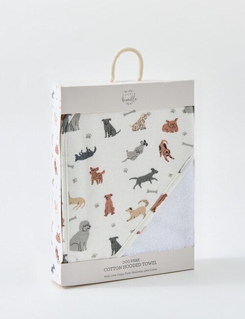 Little Bundle Hooded Towel, Puppies product photo View 03 L