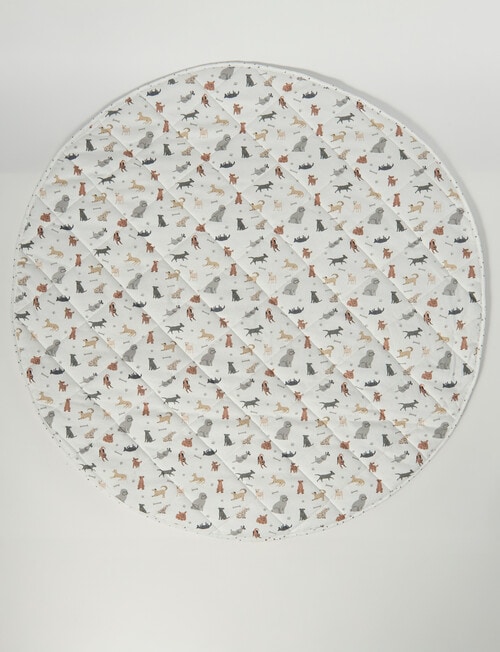 Little Bundle Round Playmat, Puppies product photo