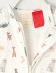 Little Bundle Swaddle 1T, Puppies, 3-6m product photo View 05 S