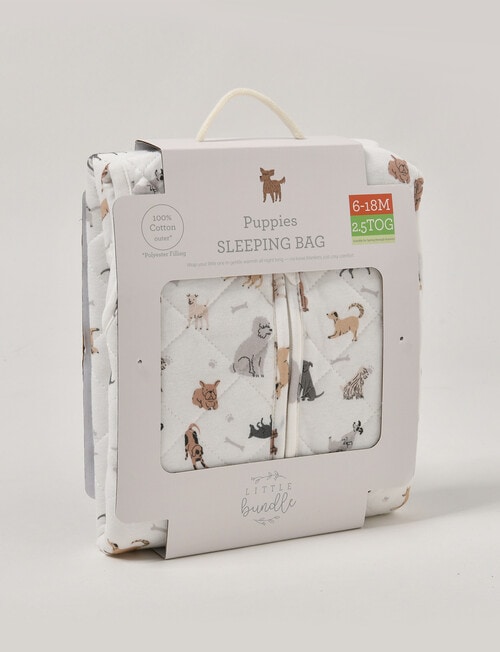 Little Bundle Sleepbag 2.5T, Puppies, 6-18m product photo View 02 L