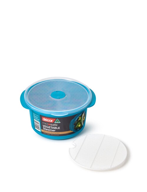 D&Eacute;COR Microsafe Round Steamer, 1.5L, Teal product photo View 03 L