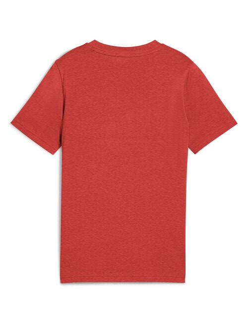 Puma Essentials Block Short Sleeve Tee, Red product photo View 02 L