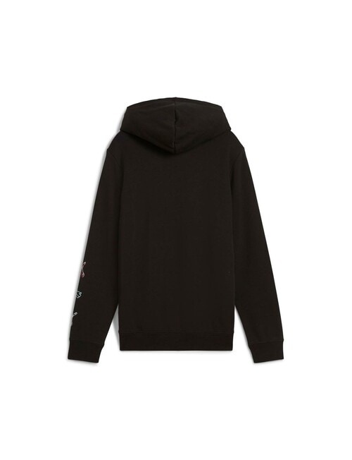 Puma Essentials Logo Lab Hoodie, Black product photo View 02 L