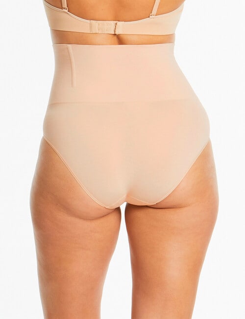 Ambra Soft Fusion Hi Waist Brief, Nude, 8-16 product photo View 03 L