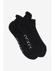 Jockey Woman Low Cut Sport Heel Tab Sock, 2-Pack, Black, 3-8 product photo View 02 S