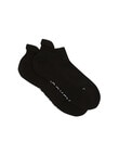Jockey Woman Low Cut Sport Heel Tab Sock, 2-Pack, Black, 3-8 product photo View 03 S