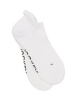 Jockey Woman Low Cut Sport Heel Tab Sock, 2-Pack, White, 3-8 product photo View 03 S