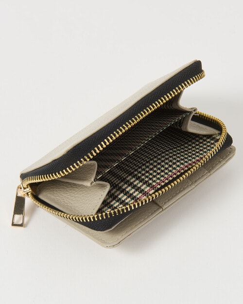 Carte Double Sided Small Wallet, Oat product photo View 05 L