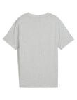 Puma Essentials Logo Short Sleeve Tee, Light Grey Heather product photo View 02 S