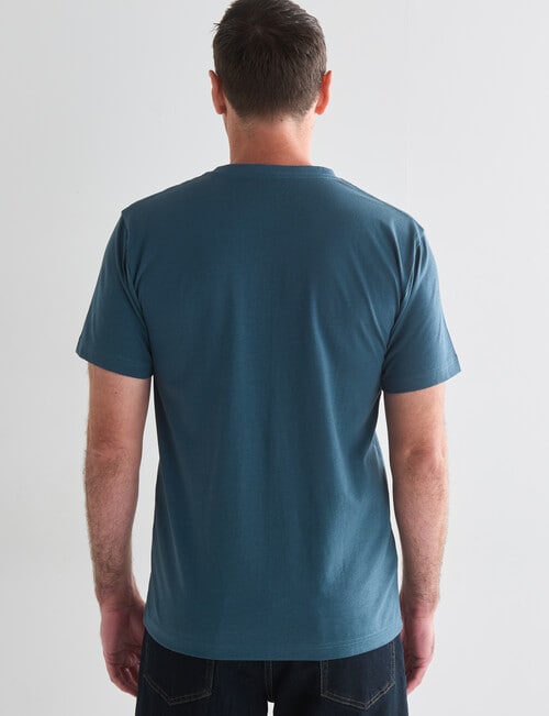 Chisel Ultimate Crew Tee, Peacock product photo View 02 L