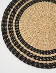 Bosa Billie Placemat, 35cm, Natural & Black product photo View 02 S