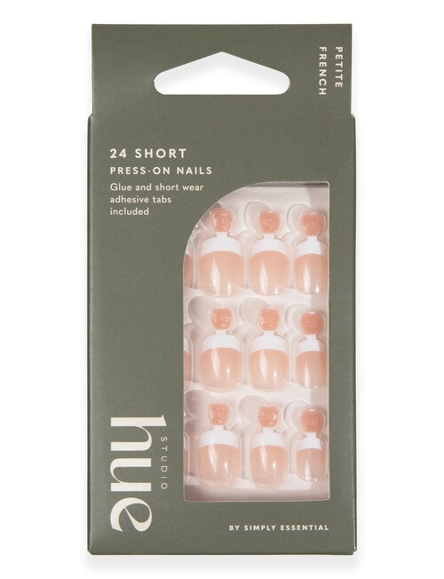 Studio Hue Press-on Nails Short Squoval, Petite French product photo