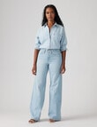 Levis 318 Shaping Wide Leg Jean, Glass of Water product photo View 03 S