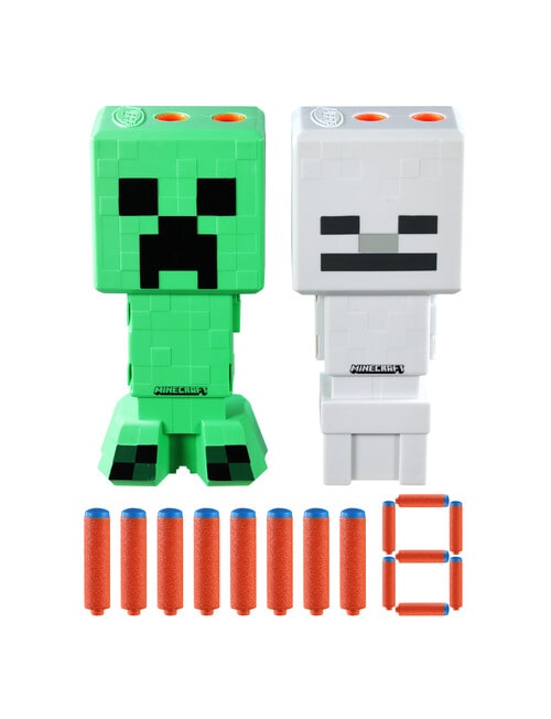 Nerf Minecraft Creeper & Skeleton Mob Pack product photo View 03 L