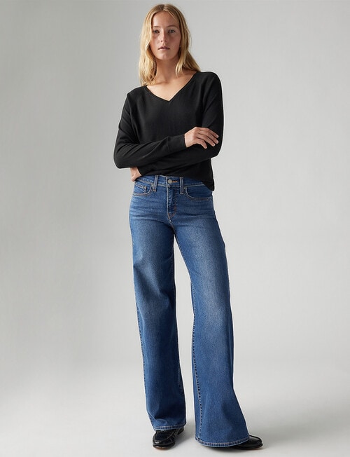 Levis 318 Shaping Wide Leg Jean, Clever Girl product photo View 03 L