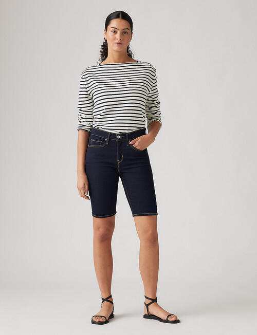 Levis Shaping Bermuda Short, Darkest Sky product photo