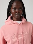 Levis Graphic Heritage Script Hoodie, Blush product photo View 03 S