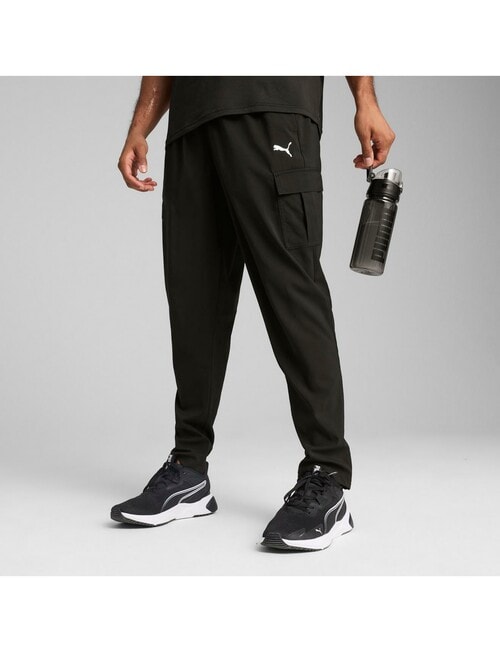 Puma TAD Tech Woven Cargo Shorts, Puma Black product photo View 03 L