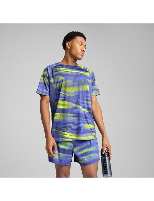 Puma Run Velocity Tee, Blue Crystal product photo View 03 L