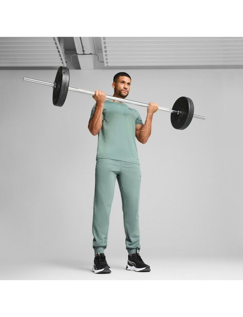 Puma Tad Essentials Solid Cat Tee, Green Moon product photo View 04 L