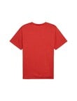 Puma Essentials Heather Cat Tee, Red product photo View 05 S