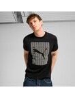 Puma Graphics Puma Tee, PUMA Black product photo View 03 S