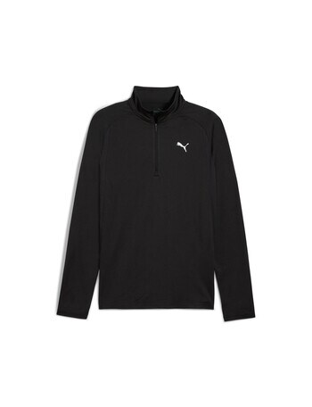 Puma TAD Tech Fabric Mix 1/4 Zip Jacket, Puma Black product photo
