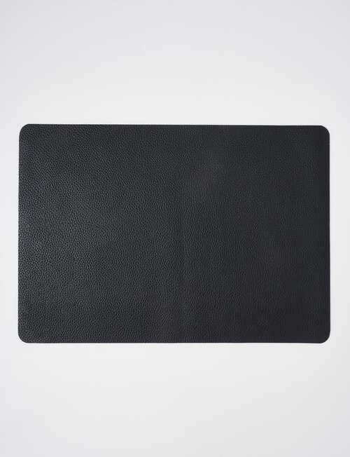 Amy Piper Bella Rectangular Placemat, 43cm, Black product photo