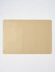 Amy Piper Bella Rectangular Placemat, 43cm, Gold product photo