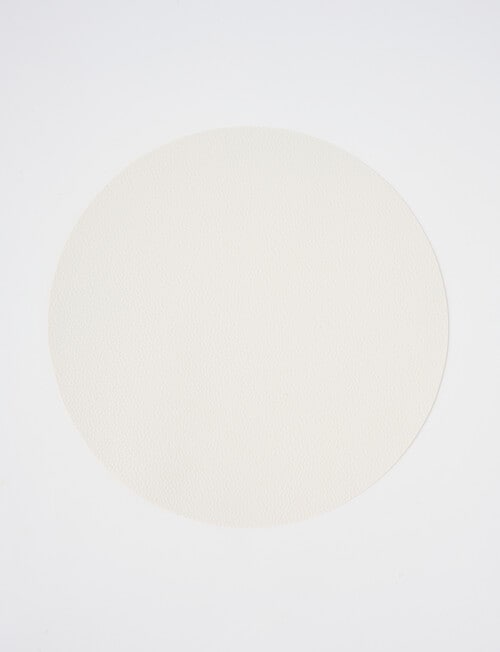 Amy Piper Bella Round Placemat, 32cm, White product photo