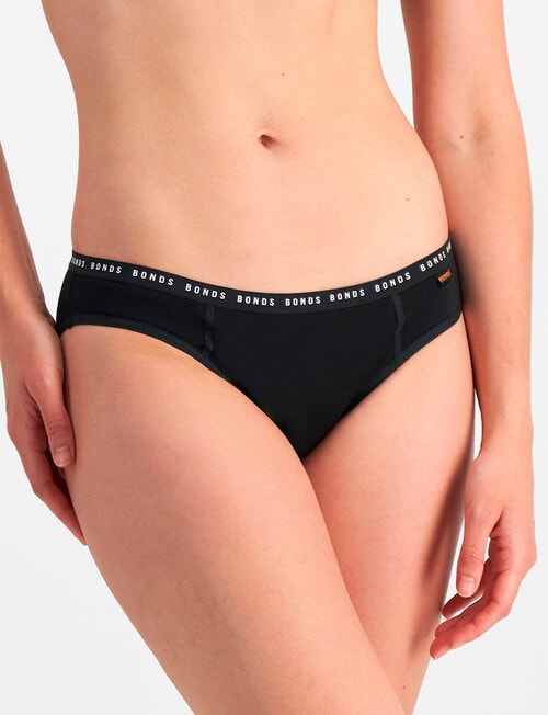 Bonds Bloody Comfy Undies Mode Bikini Brief, 5-Pack, Sequin, Axel & Black, 6-24 product photo View 05 L