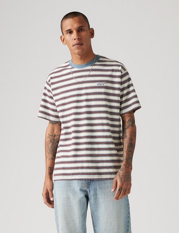 Levis Red Tab Vintage Stripe Tee, Porridge product photo