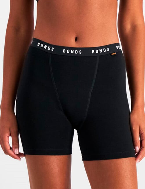 Bonds Bloody Comfy Period Undies Moderate Short, Black, 6-24 product photo