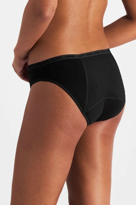 Bonds Bloody Comfy Undies Heavy Bikini Brief, Black, 6-24 product photo View 03 L