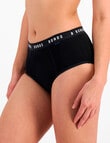Bonds Bloody Comfy Period Undies Overnight Full Brief, Black, 6-24 product photo View 02 S