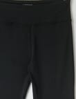 SUPERFIT GIRL Ultra Soft Flare Legging, Black product photo View 03 S