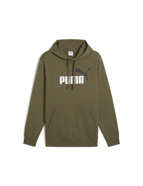 Puma Essential 2-Colour No.1 Logo Hoodie, Loden Green product photo