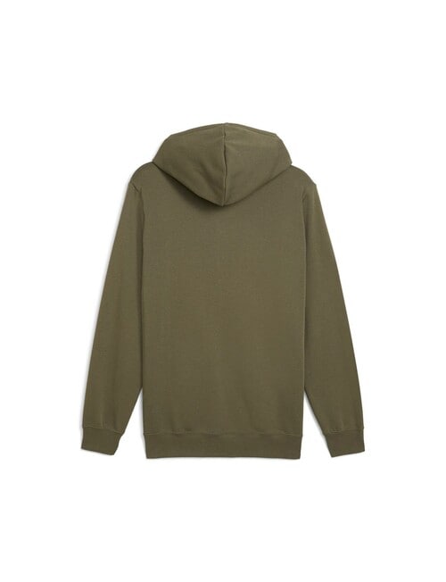 Puma Essential 2-Colour No.1 Logo Hoodie, Loden Green product photo View 02 L