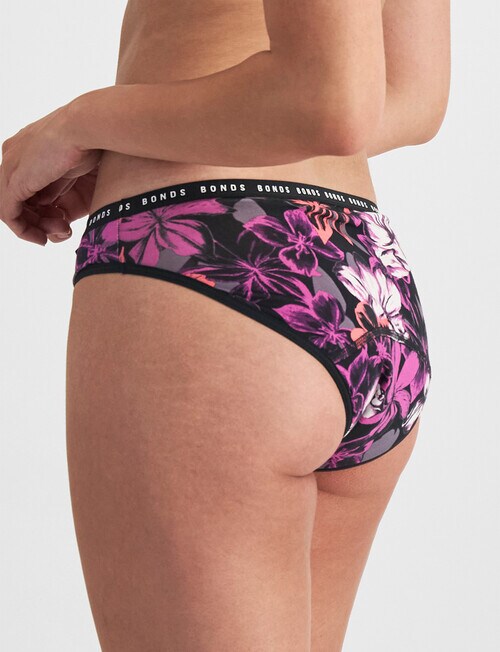Bonds Bloody Comfy Undies Moderate Bikini, Peonie Paradise, 6-24 product photo View 03 L