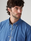 Levis Authentic Button Down Shirt, Blue product photo View 03 S