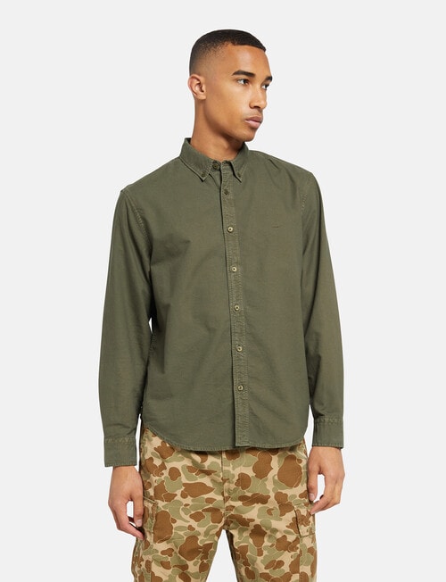 Levis Authentic Button Down Shirt, Cycle Olive product photo
