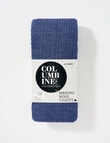 Columbine Liner Cable Merino Tights, Pigeon Blue, 2-9 product photo