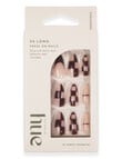 Studio Hue Press-on Nails Long Stiletto, Checkers product photo